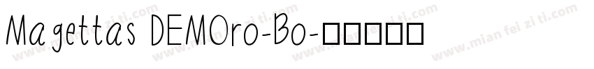 Magettas DEMOro-Bo字体转换